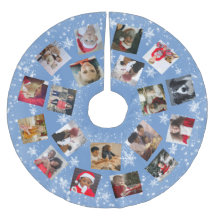 Snowflake Family Foto Collage Weihnachten