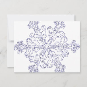 Snowflake Feiertagskarte