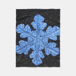 Snowflake Fleece Blanket