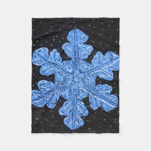 Snowflake Fleece Blanket
