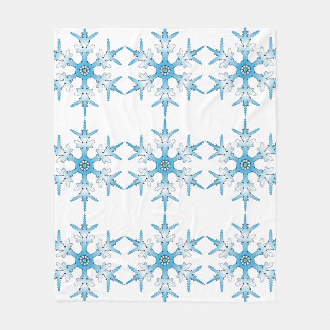 SNOWFLAKE FLEECEDECKE (Vorderseite)