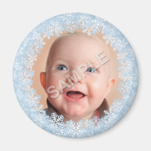 Snowflake Foto Frame Magnet