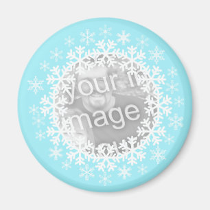 Snowflake Foto Magnet
