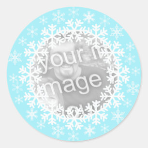 Snowflake Foto Stickers