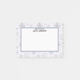 Snowflake Fun Wasserfarbe von der Schreibtisch kle Post-it Klebezettel