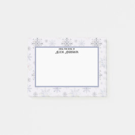 Snowflake Fun Wasserfarbe von der Schreibtisch kle Post-it Klebezettel