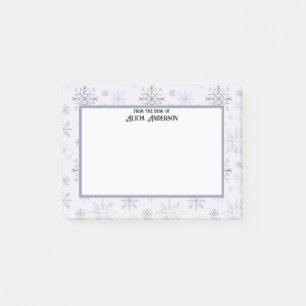 Snowflake Fun Wasserfarbe von der Schreibtisch kle Post-it Klebezettel