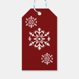 Snowflake Gift Tag Geschenkanhänger