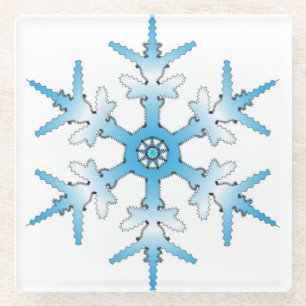 SNOWFLAKE GLASUNTERSETZER