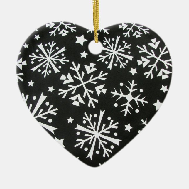 Snowflake Heart Ornament (Vorne)