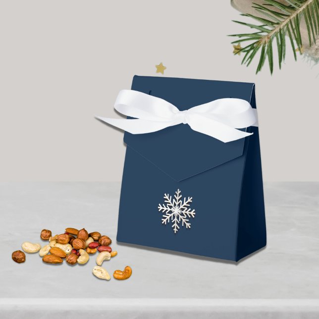 Snowflake Holiday Favor Box Geschenkschachtel (Von Creator hochgeladen)