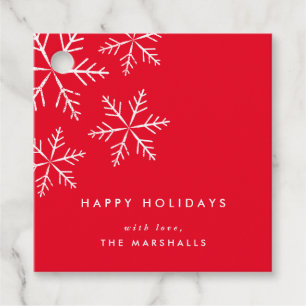 Snowflake Holiday Geschenkanhänger