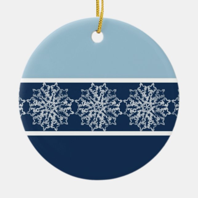 Snowflake Holiday Ornament (Vorne)