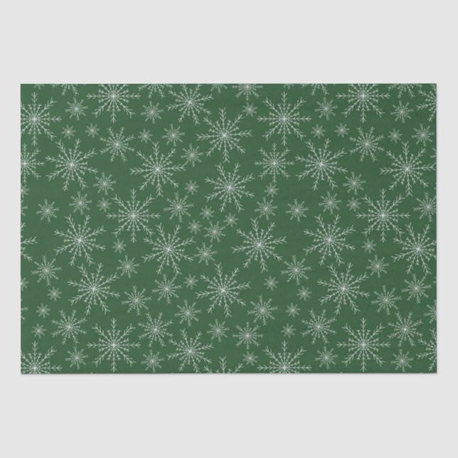 Snowflake Holiday Seidenpapier (Vorderseite)