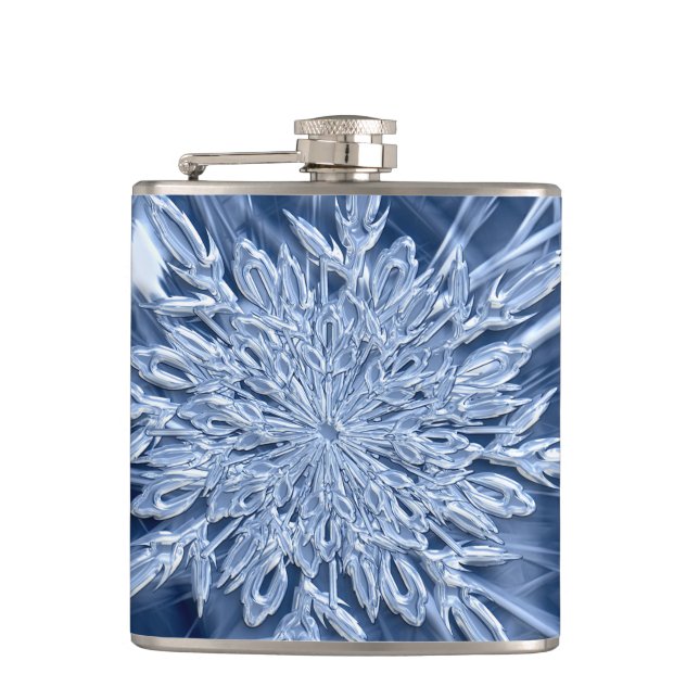 Snowflake Ice Flachmann (Vorderseite)