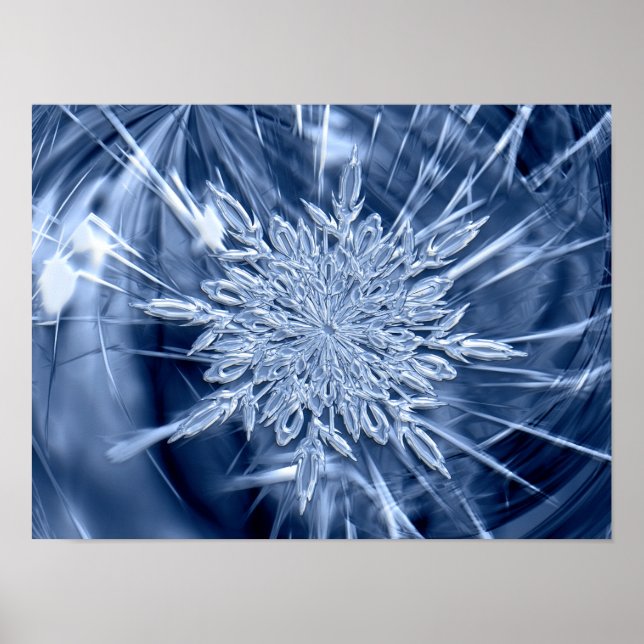 Snowflake Ice Poster (Vorne)