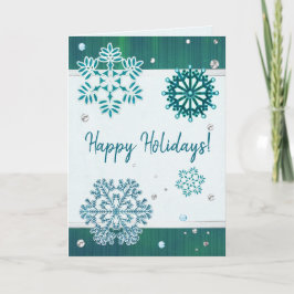 Snowflake Jewele 3D BLANK Karte