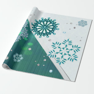 Snowflake Jewelen 3D Geschenkpapier