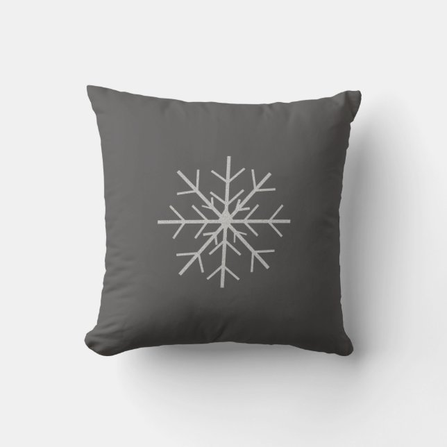 Snowflake Kissen (Vorderseite)
