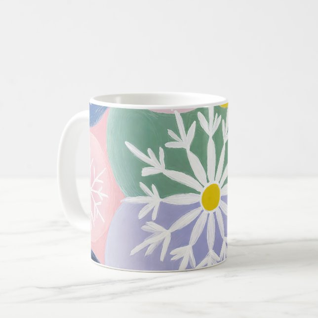 Snowflake-Konstellationen Kaffeetasse (Vorderseite Links)