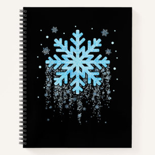 Snowflake Kostüm Winter Weihnachten Matching Mens Notizbuch