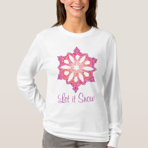 Snowflake Langschläfer Shirt