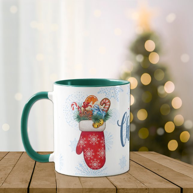 Snowflake Mittens mit Weihnachtsgooys Tasse (Von Creator hochgeladen)