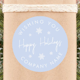 Snowflake Modern Holiday Sticker