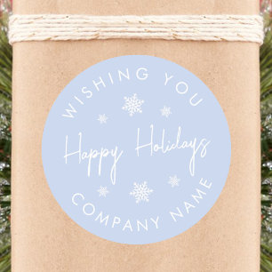 Snowflake Modern Holiday Sticker