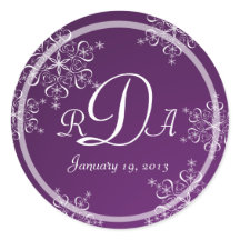 Snowflake Monogram Wedding