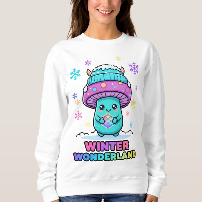 Snowflake-Monster-T-Shirt Sweatshirt (Vorderseite)