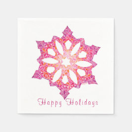 Snowflake Napkins Serviette