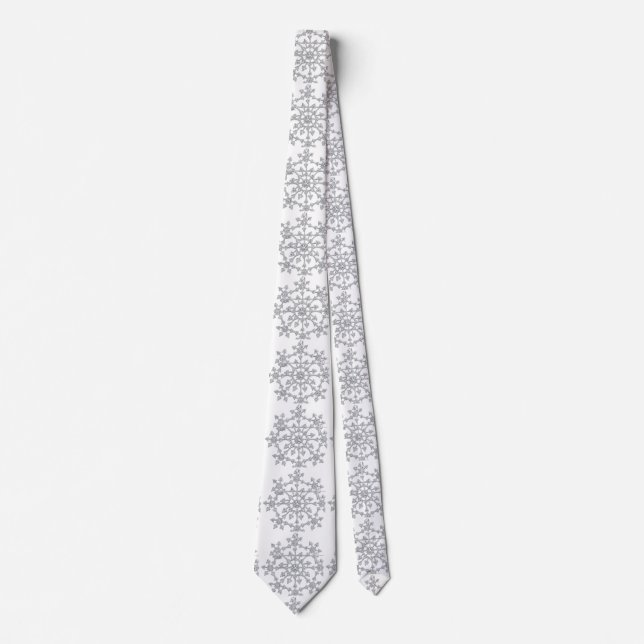 Snowflake Neck Tie Krawatte (Vorderseite)