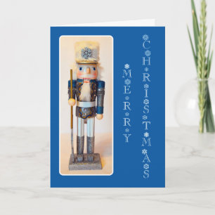 Snowflake Nutcracker Frohe Weihnachten Dunkelblau