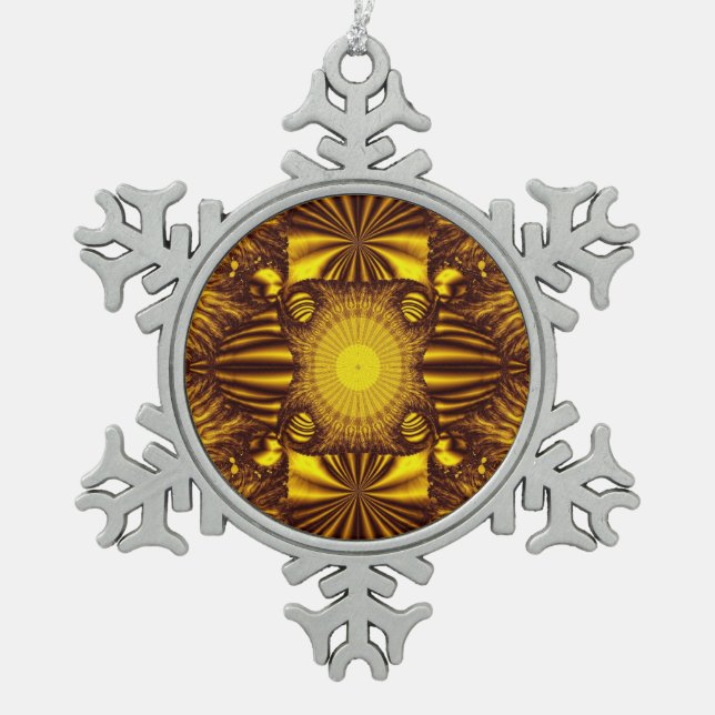 Snowflake Ornament Fraktal Artwork (Vorderseite)