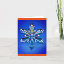 Snowflake Ornament Weihnachten Urlaub Blau