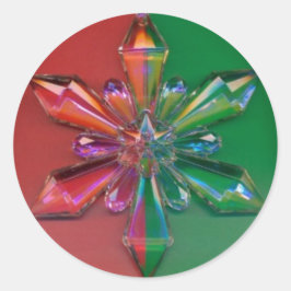 Snowflake Ornament Weihnachtsaufenthalt Sticker