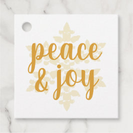 Snowflake Ornaments Gold Geschenkanhänger