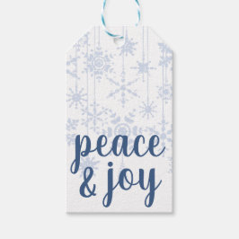 Snowflake Ornaments Ice Blue Geschenkanhänger