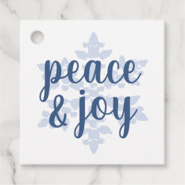 Snowflake Ornaments Ice Blue Geschenkanhänger