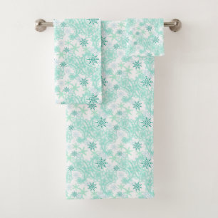 Snowflake Paisley Badhandtuch Set