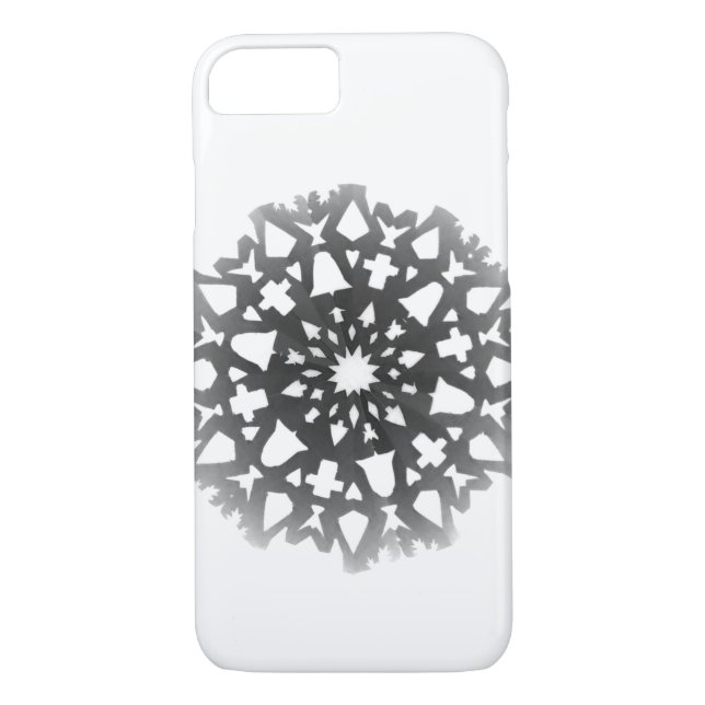 Snowflake-Phonecase Case-Mate iPhone Hülle (Rückseite)
