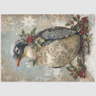 Snowflake Pinguin Seidenpapier