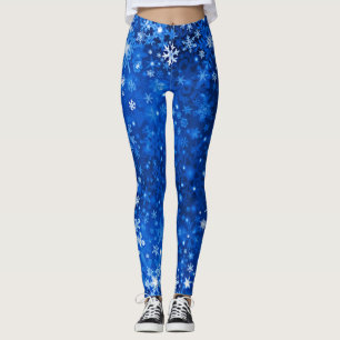 Snowflake Print Leggings
