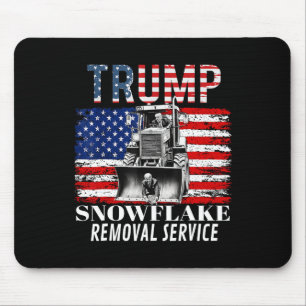 Snowflake Removal Service Funny Donald Trump 2024 Mousepad