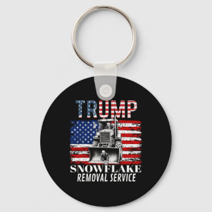 Snowflake Removal Service Funny Donald Trump 2024 Schlüsselanhänger