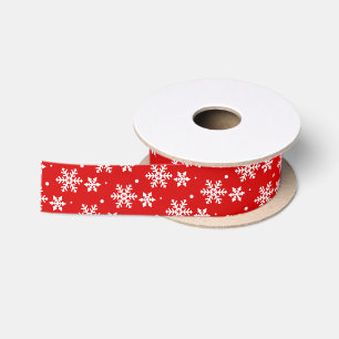 Snowflake Ribbon Personalisiert Weihnachtsband Satinband