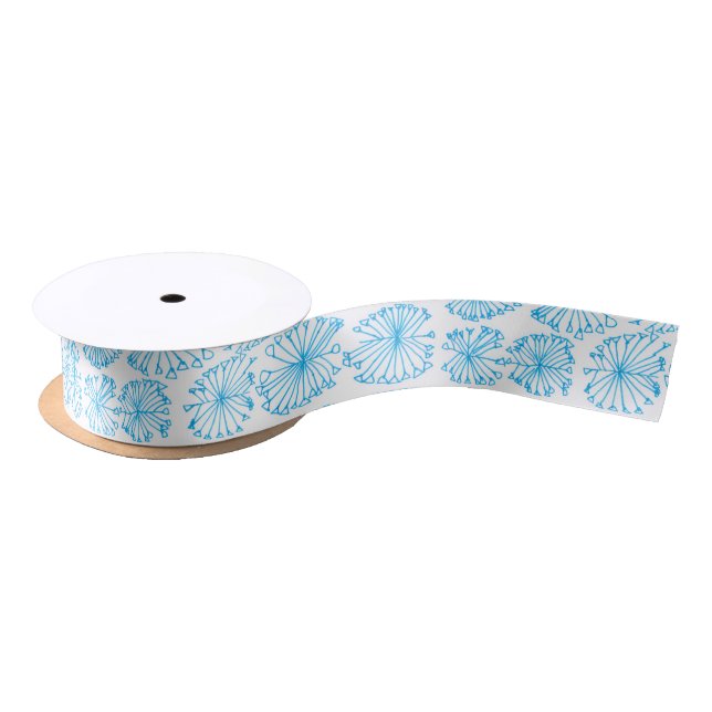 Snowflake Ribbon Satinband (Spule)