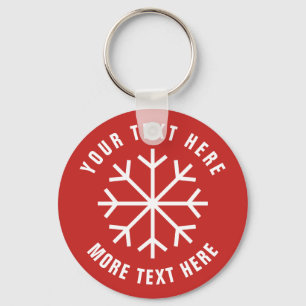 Snowflake Schlüsselanhänger Weihnachtsgeschenk Gas