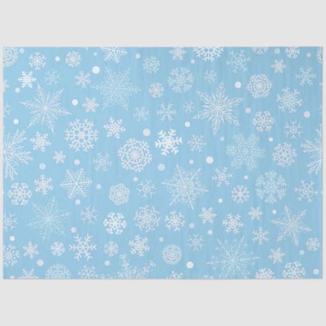 Snowflake Serie 16 Design 6 Gewebepapier Seidenpapier (Vorderseite)